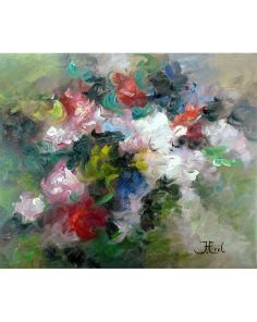 Schilderij Vibrant Roses John Frel Galerie Art Unica Amersfoort