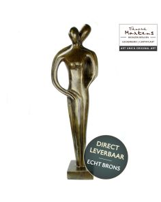 Genegenheid | bronzen beeld man en vrouw 