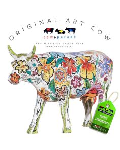 Vaca Floral Koebeeld beschilderd