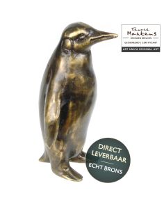 Bronzen beeldje Pinguin Eduard Martens