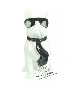 soul-man-beeld bulldog design-art-zwart-wit-art-unica