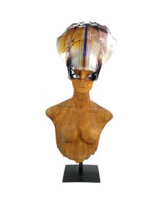 Theia keramiek met glas beeld Hans Janssen