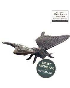 Bronzen beeldje Vlinder  Art Unica Galerie en Kunstwinkel Amersfoort