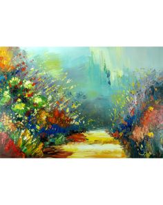 Schilderij Path of Flowers John Frel Galerie Art Unica Amersfoort
