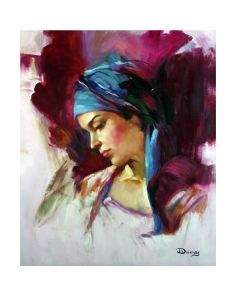 Schilderij Pensive Woman, Kunst Galerie en Kunstwinkel Art Unica 