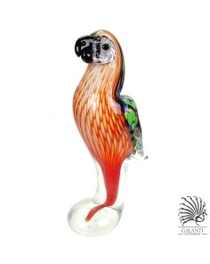 Papegaai beeld glas