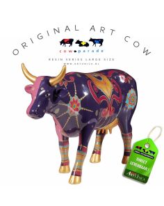 New Delhi Cow Koebeeld beschilderd