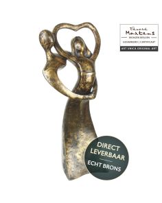 Bronzen beeld Hartendans de dans van Liefde 34cm van Eduard Martens