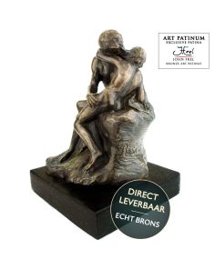 Bronzen beeld The Kiss, De Kus van Rodin Art Unica