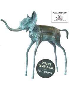 Elephant Dali bronzen beeld olifant Art Unica Collection