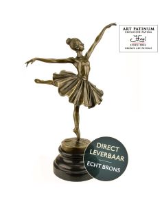 Ballerina Bronzen beeld danseres Art Unica brons collectie