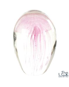 Glassculptuur Pink Dante Maretto