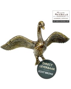 Bronzen beeldje Zwaan