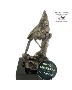 Bronzen beeld Kardinaalvogel Unica brons collectie