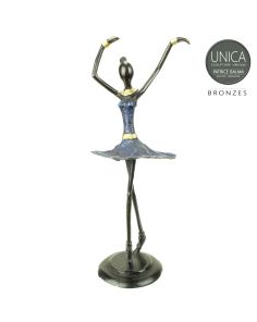 Ballerina beeldje 26cm groen