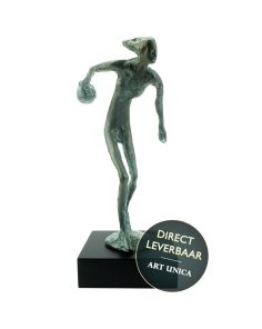 Bronzen beeldje bowling