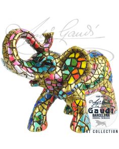 Olifant beeldje Gaudi mozaiek  