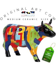 Koeienbeeldje Keramiek Art Cow Art of America Art Unica