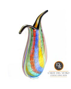 Art Unica Italiaanse glazen vaas Foligno Dino Ripa