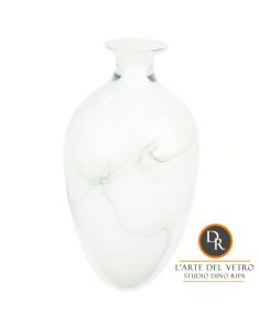 Bella Bianco Italiaanse glaskunst Vaas Unica Dino Ripa