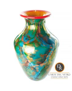 Bolzano Italiaanse glaskunst vaas Art Unica Dino Ripa