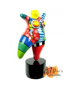 Brigitte Beeldje Dikke Dame Large Art Unica