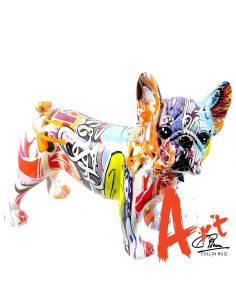 French Art Dog beeld Graffity
