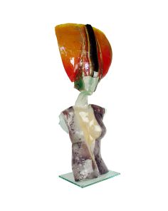 Freya glassculptuur Art Unica Hans Janssen