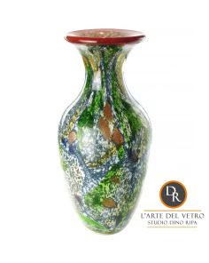 Glaskunst Vaas Bergamo Dino Ripa Murano