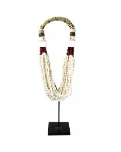 Halssieraad schelpenketting Papoe Nieuw Guinea Art Unica