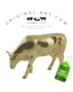 Koebeeldje Mira Moo Gold Art Unica