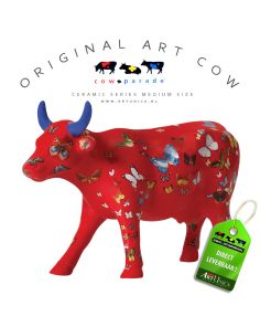 Art Cow Koe beeldje keramiek Klaricious Art Unica