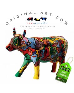 Cow Parade Koebeeldjes keramiek  Art Unica