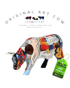 Koeienbeeldje Keramiek Art Cow Picoso's School for the Arts Art Unica