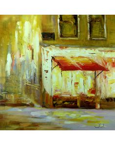 Schilderij La Boutique Montmartre Art Unica