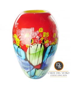 Lazise Murano Italiaanse glaskunst vaas Dino Ripa
