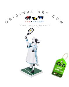 Tennis Cow Koebeeldje