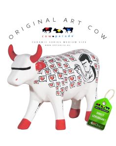 Mensagem Recebida koebeeldje keramiek Cow Parade