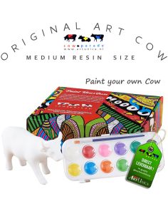 Zelf Art Cow Koebeeldje schilderen 
