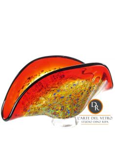 Paola unieke Italiaanse glaskunst schaal Dino Ripa