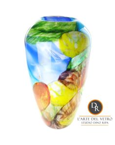 Perugia Italiaanse glaskunst vaas Art Unica