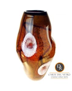 Pesaro unieke Italiaanse glaskunst vaas Dino Ripa Art Unica