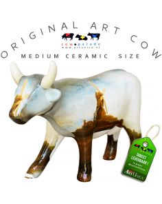 Rembrandt koebeeldje keramiek Art Cow