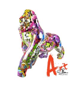 Showtime Graffity beeld GorillaGraffity beeld Art Unica