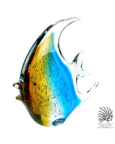 Vis glassculptuur  Beauty In colors Unica Art