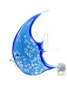 Vis glassculptuur  Blue Angel Unica