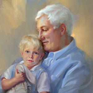 Familieportret laten schilderen Art Unica Portretschilders